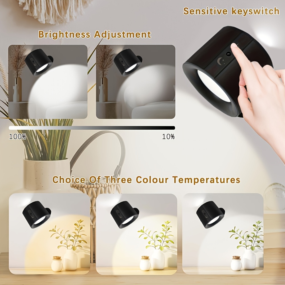 led wall lamp control small bedside lamp Temu Australia