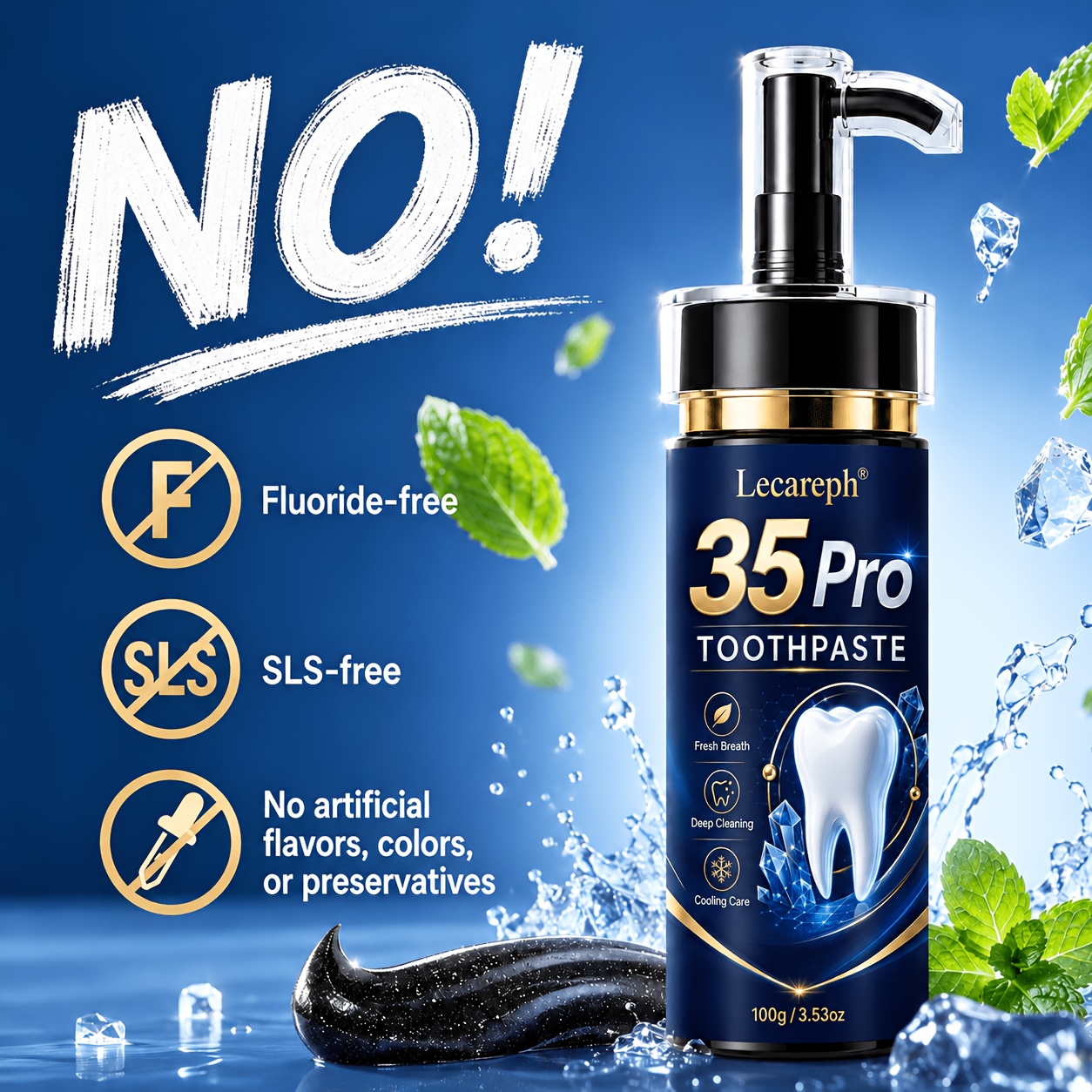 Lecareph Toothpaste with Niacinamide & Hydroxyapatite