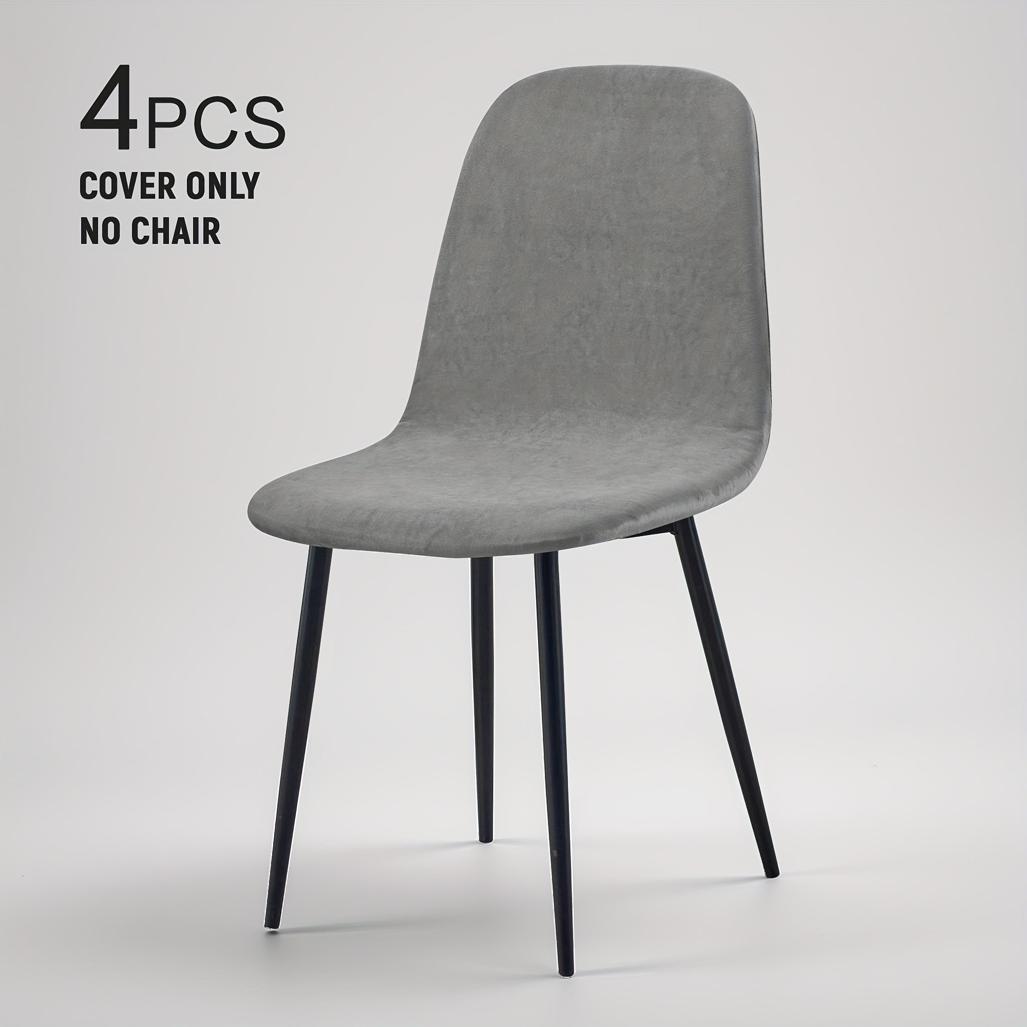 4pcs And 6pcs Combination Pack Curved Shell Table And Chair Covers Office Desk And Computer Chair Protectors