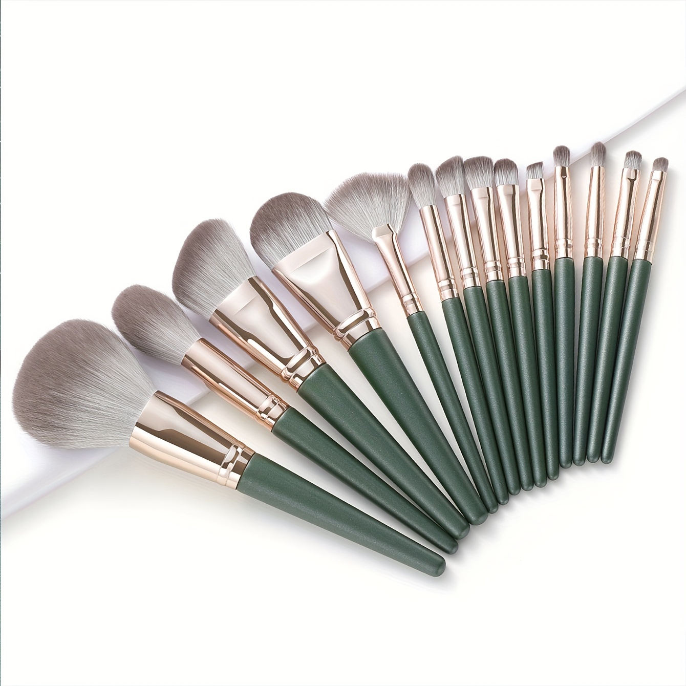 

Professional Makeup Brush Set - Ultra-soft Synthetic Bristles For Foundation, Blush, Eyeshadow - All Skin Types - Durable Abs Handle - Choose From 8pc, 10pc, Or 14pc