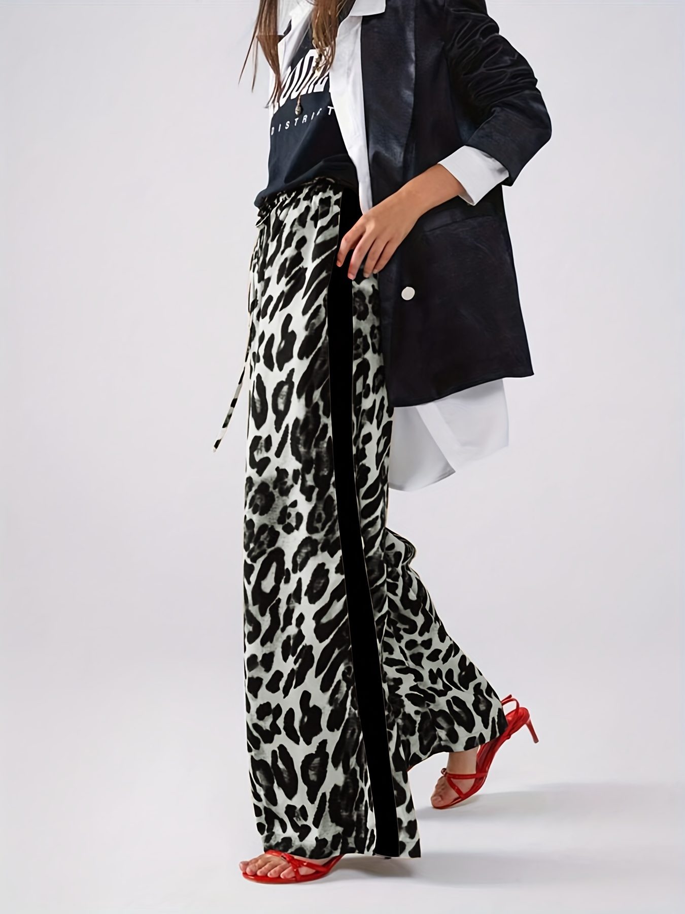 パンツ noremid LEOPARD PANTS M mio-muse-women-leopard-pants-
