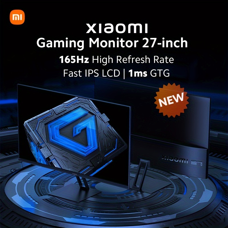 

Xiaomi Gaming Monitor 27-inch 165hz 1ms Gtg 1920*1080 Fast Ips Hdr10* Premium E<2* Professional Calibration 99% Srgb 178° Tilt Adjustment Tuv Low Blue Light Computer Screen Monitor Desktop Monitor