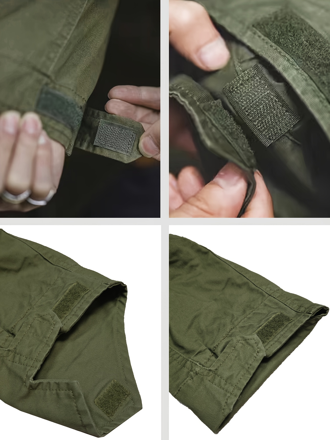 mens cotton retro collar zipper jacket m65 field - Temu South Africa