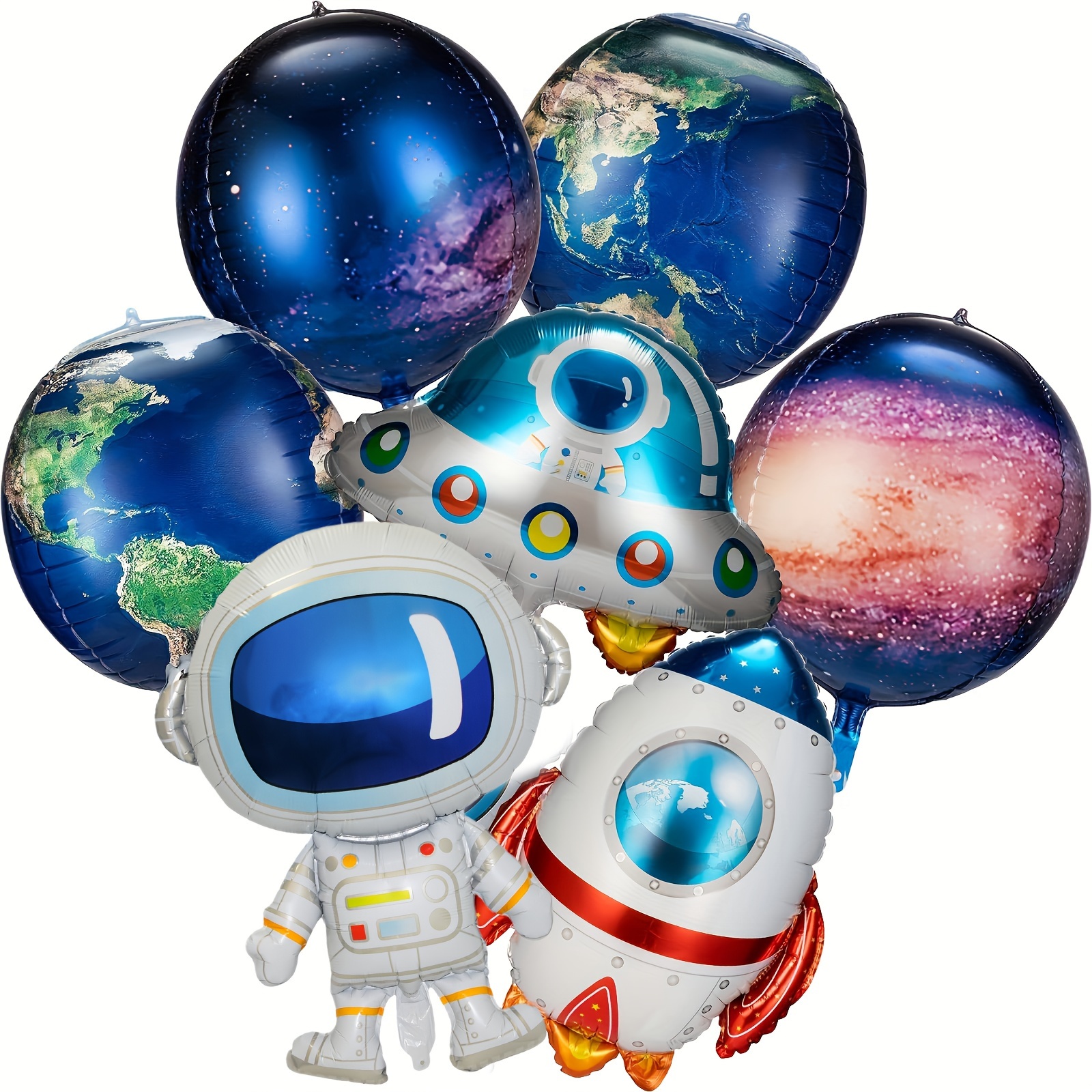 

Set, Galaxy Outer Space Foil Balloons, Birthday Decor, Cute Planet Moon Astronaut Party Decorations, Photo Prop Decor, Celebration Decor, Classroom Decor, Indoor Decor, Party Decor Supplies