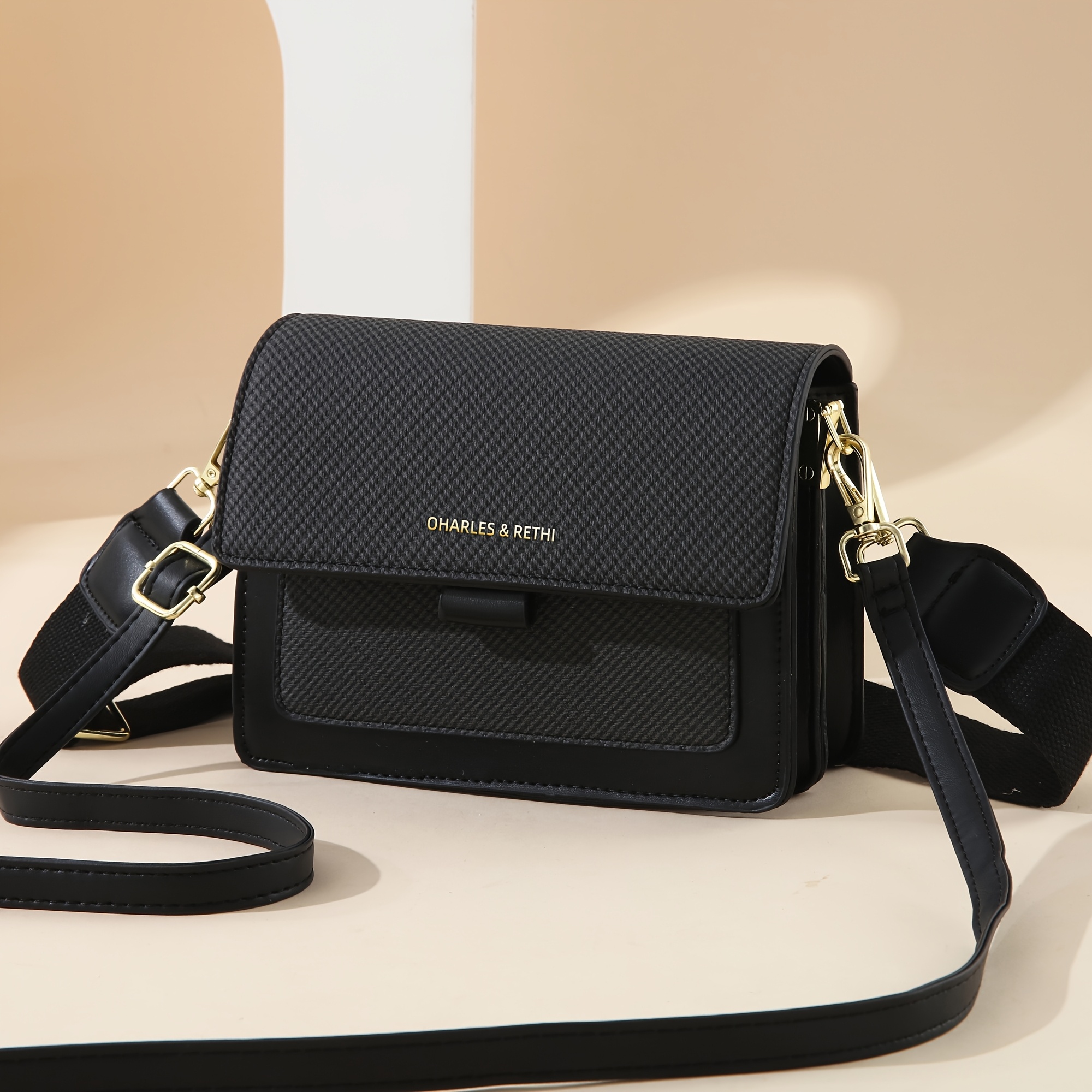 Image of Women' /summer Style Crossbody Bag For Work Light Luxury Niche Small Square Bag Single Shoulder Mini Women' New Birthday Gift Dating Fashion Versatile Chic Exquisite Crossbody Bag