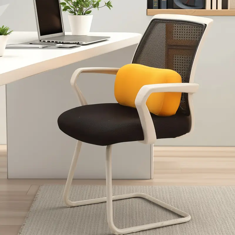 1pc memory foam lumbar pad travel pillow office sedentary lumbar support pad portable multifunctional pillow with adjustable shoulder strap compressible easy to carry delicate lumbar pad nap Product details 1