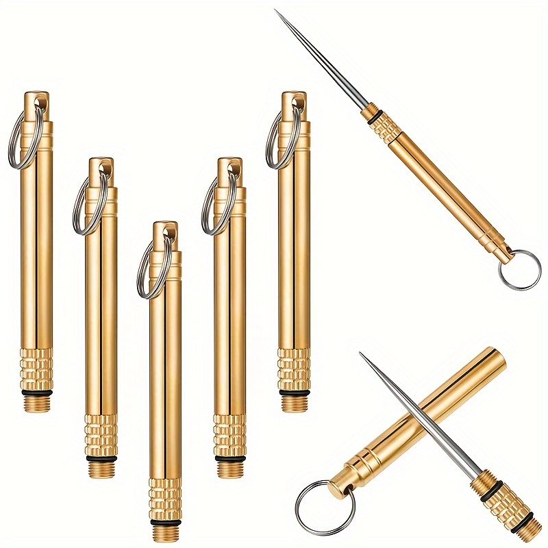 1pc titanium toothpicks heavy duty metal dental picks with non   portable toothpick for teeth ideal gift for adults teens travel camping outdoor durable stainless steel toothpick for