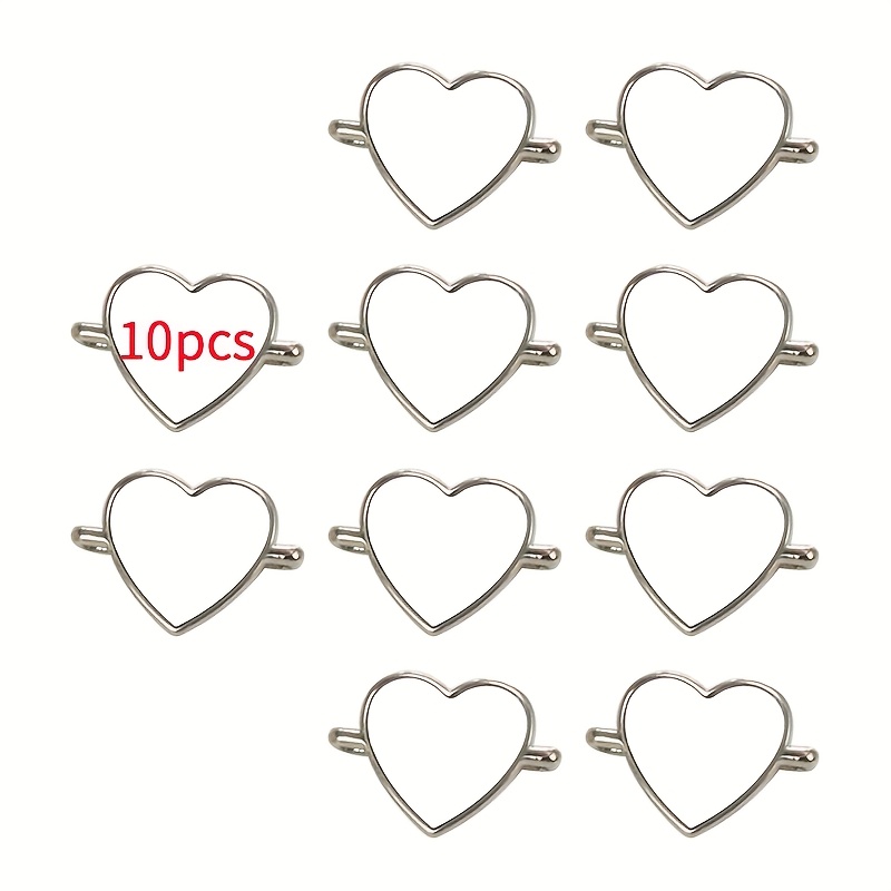 TEMU 10pcs Sublimation Watch Charms Smartwatch Bands Sublimation Watch Charm Blank