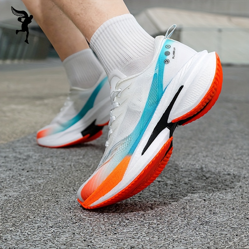 Tenis deportivos para hombre nuevos, suela MD liviana, malla transpirable tejida, para correr en carretera, viajes al aire libre, entrenamiento casual y competencia