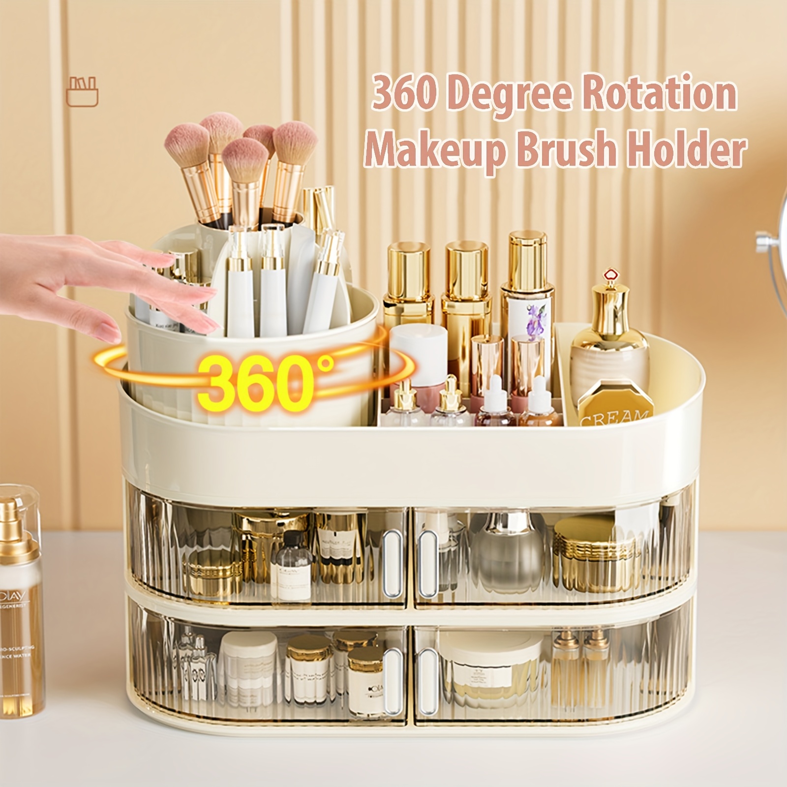 

360° Rotating - Cosmetic & For And Bathroom Countertop, Christmas For Women