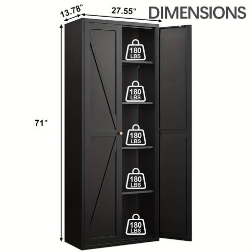 metal storage cabinet metal kitchen pantry cabinet food pantry storage cabinets with doors and shelves large steel storage cabient for dinning room laundry room white black