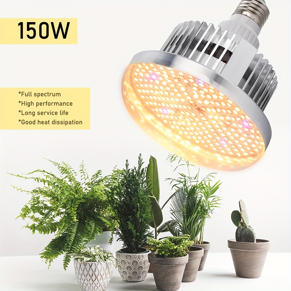 

150w Grow Light Full Spectrum 260 Leds Led Plant Growing Bulb Phytolamp For Indoor Plants Growtent Greenhouse Seedlings