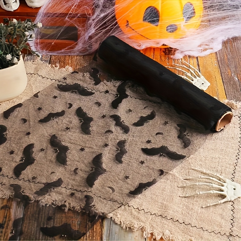 Image of A Halloween-themed Table Flag Featuring A Design, Perfect For Versatile Party Decorations, A Spooky Atmosphere To Your Home Or Dining Table - Halloween Decorative Table Flag.
