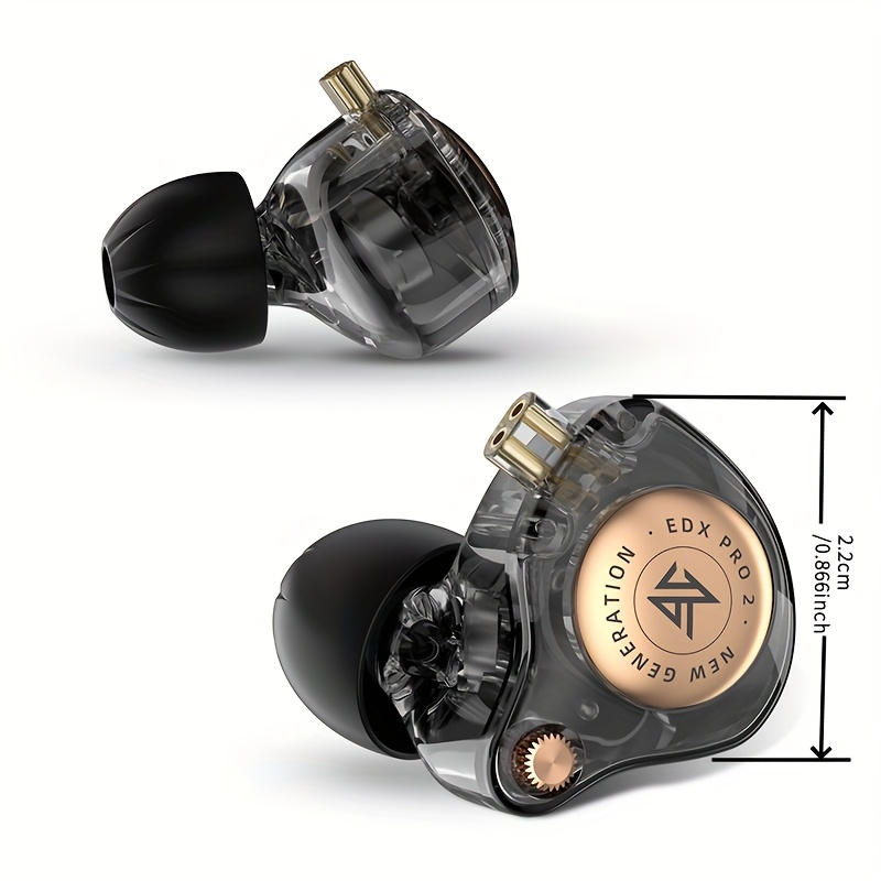 auriculares kz edx pro 2 hifi music - Temu Brazil