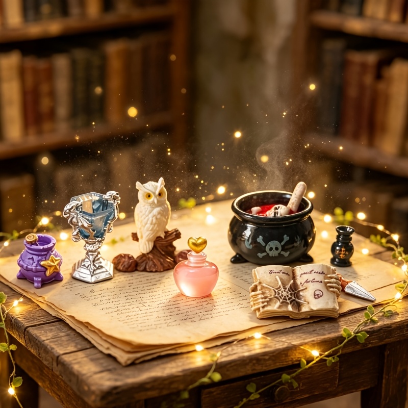 TEMU 8pcs Set Miniature Magic Props, Suitable For Magic Scenes