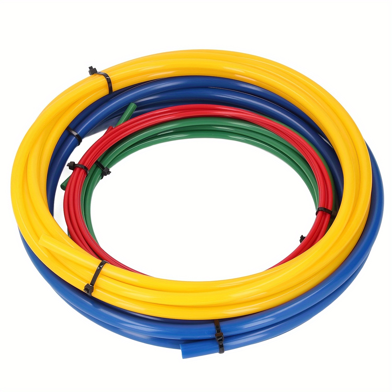 TEMU Pe Plastic Copper Pipe Protectors - Deformation-resistant Air Conditioning Pipe Protectors With 1/4", 3/8", 1/2", 5/8" Sizes, Length, Heat-resistant & -resistant