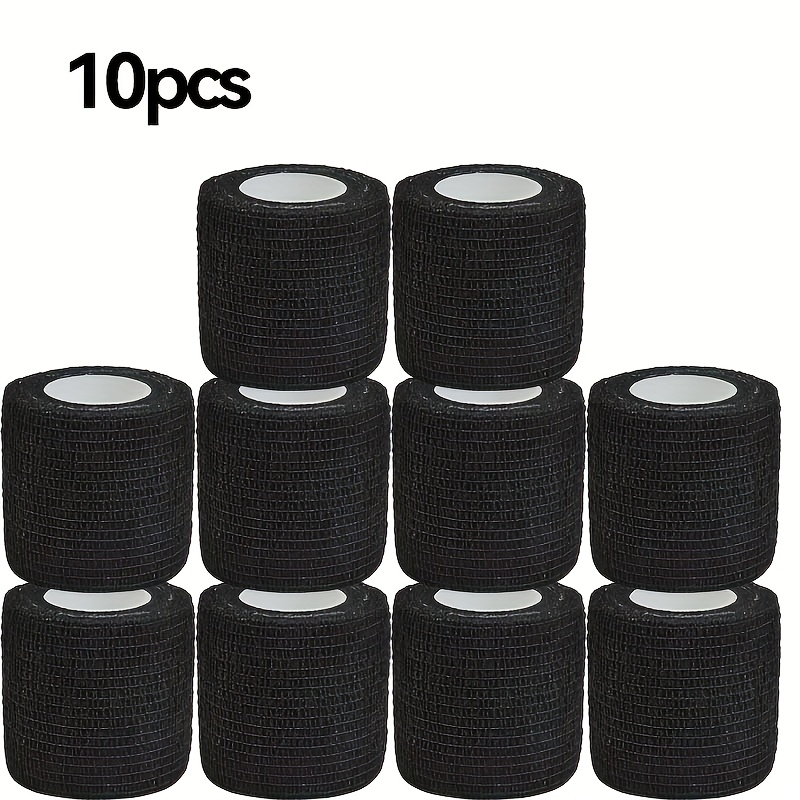 /blue/red/yellow 10-pack Athletic Tape, Self-adhesive Athletic Protector, Suitable For Knee Fingers Ankle Palm Shoulder, Size 5cm/197in
