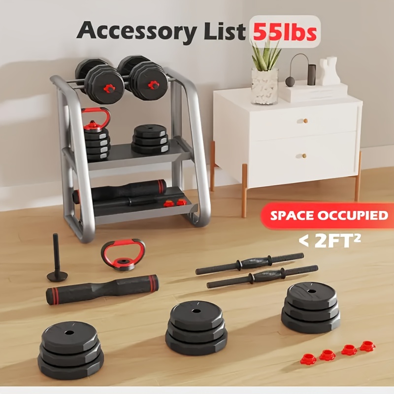 BCAN 55LB 4-in-1 Adjustable KettleBell