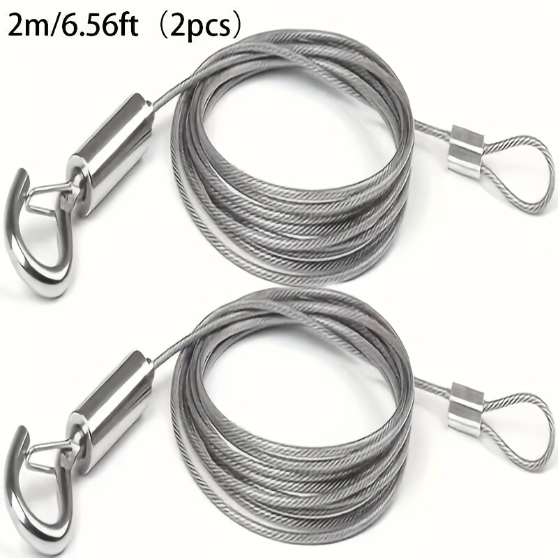 TEMU 2 Adjustable Hanging Ropes With Metal Buckles, Rust-proof, Sturdy, And Durable. Versatile Hanging Ropes For Multiple , Suitable For Hanging