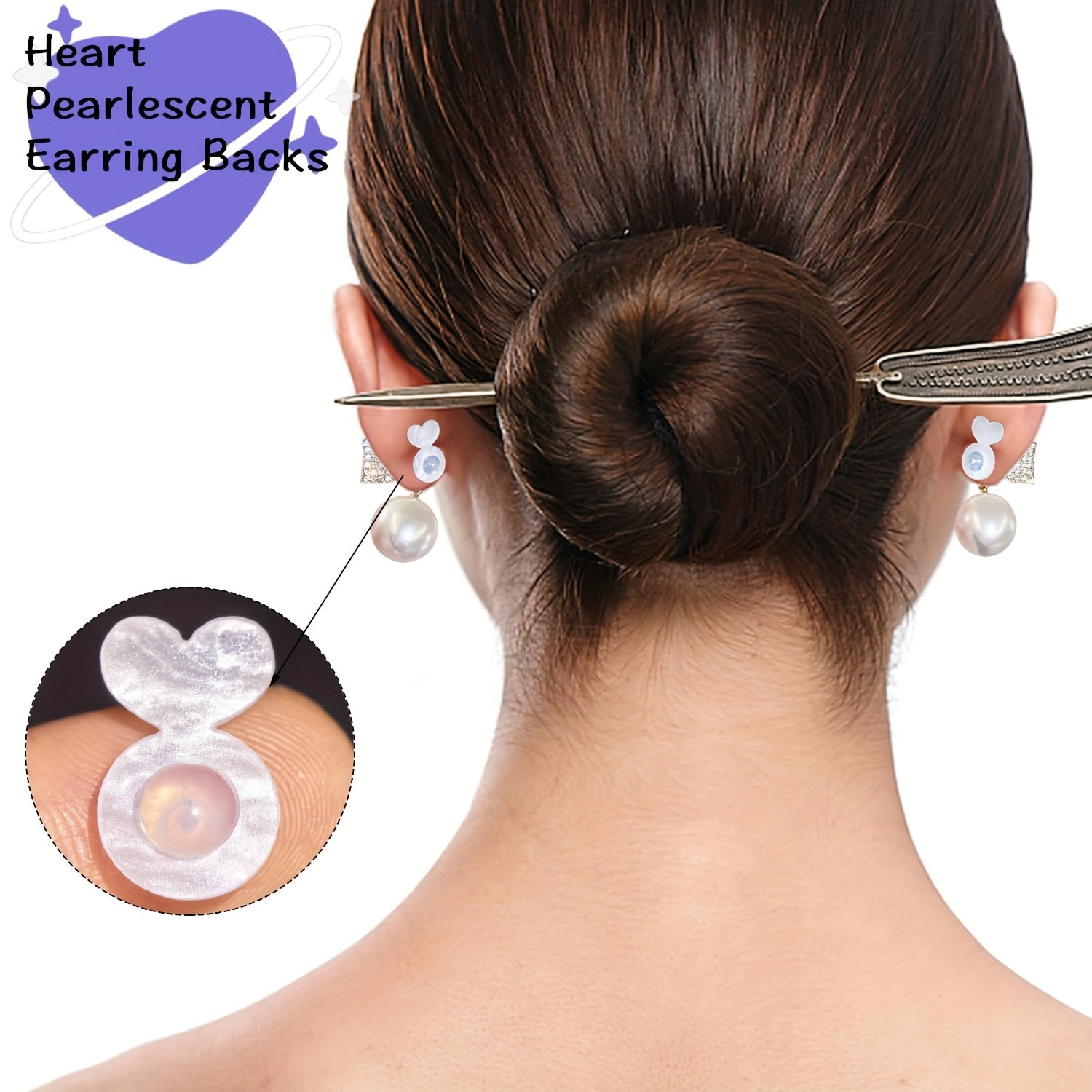 

Silicone Earring Backs 4/8/16 Piece - Invisible Support Pads For Non-drooping Earlobes, Secure Lifting For Studs & Pendants