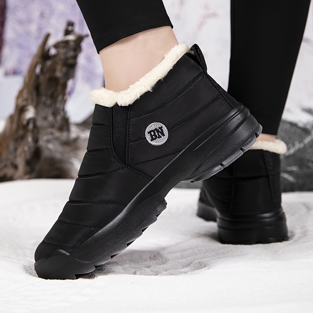 Men's Snow Boots, Warm and Comfortable Ankle Boots for Outdoor Hiking