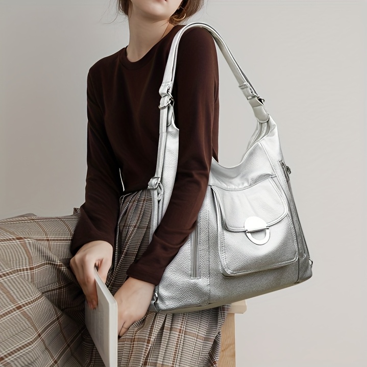 Bolso de Hombro Simple Retro, Bolso de Mano para Vacaciones, Mochila de Viaje Multifuncional
