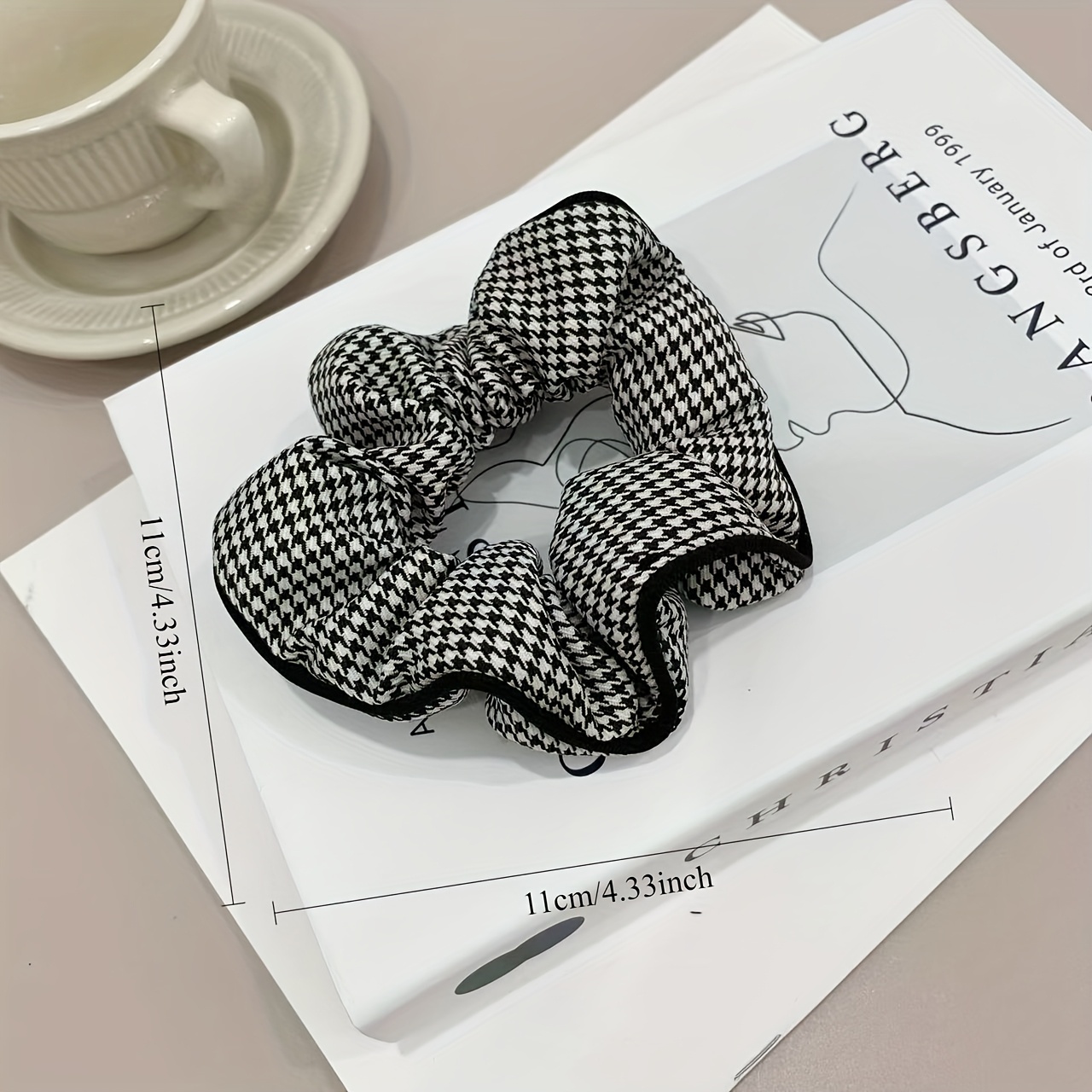7pcs Checkered Hair Band Set