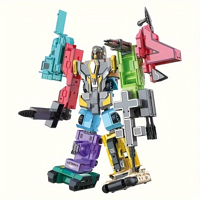 Robot Model Kit for Kids, Vehicle Shape DIY Building Set