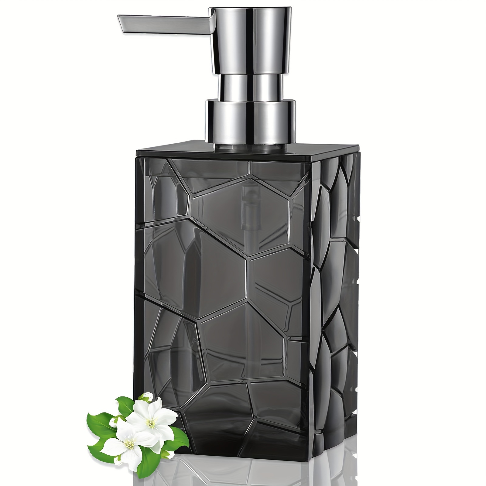 1 Transparent Acrylic Soap Dispenser For Bathroom Hand Soap And Kitchen Dish Soap