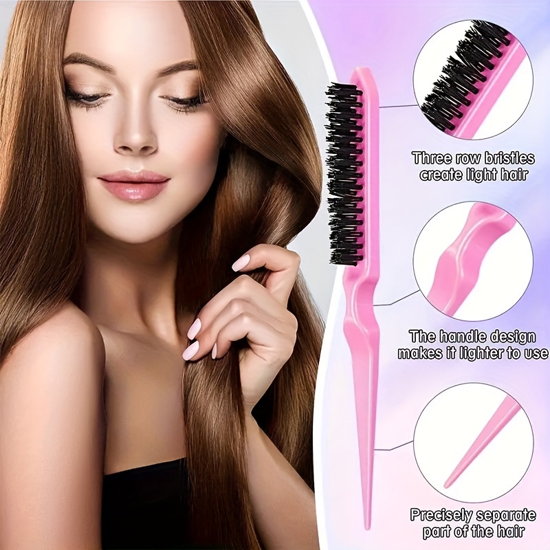 Hair Brush Set Hairdressing Spray Bottle Hair Braiding Loop Temu