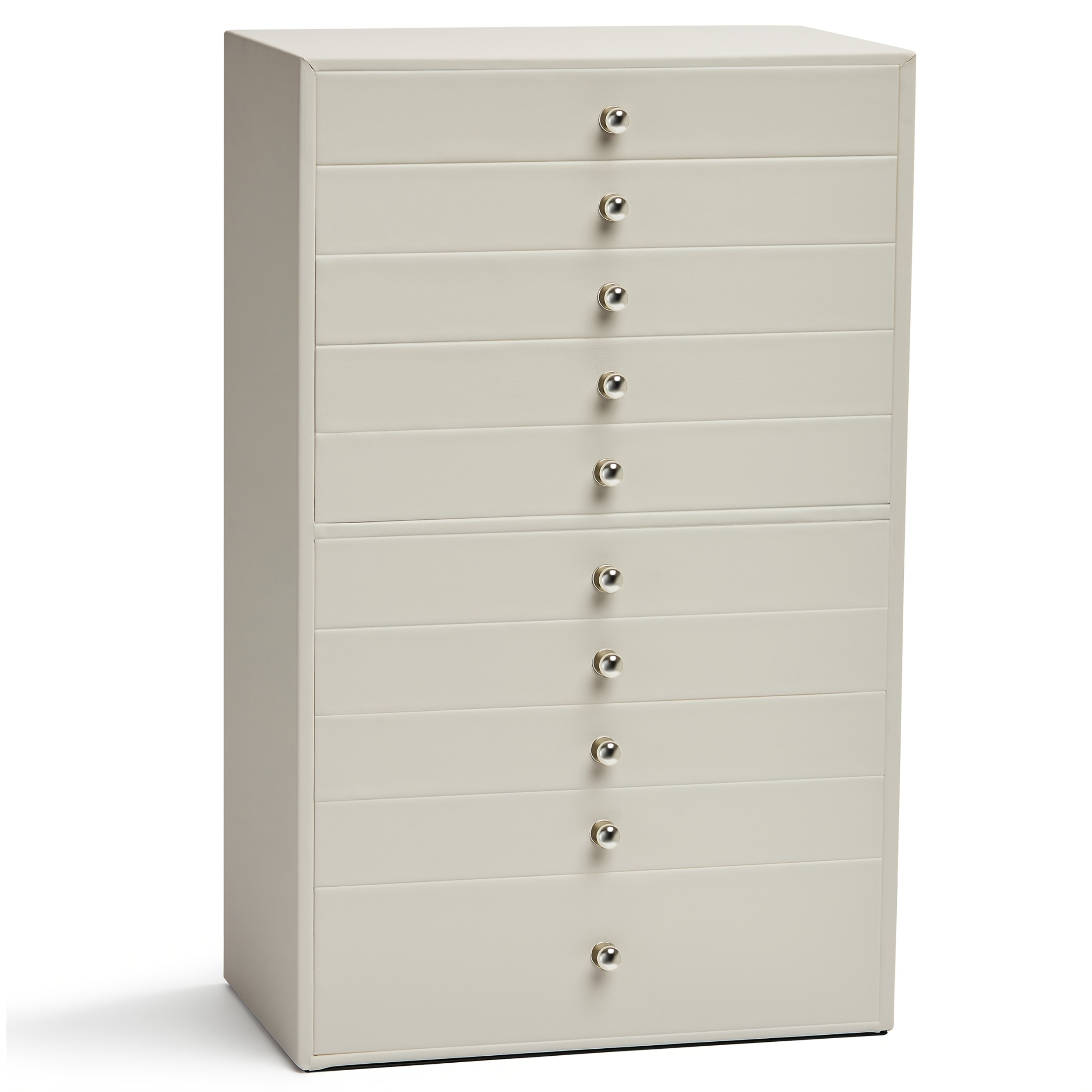 1pc large capacity ten layer velvet jewelry storage cabinet with 10 drawers stylish rectangle design tabletop mounting multipurpose contemporary   gift for mothers day valentines day birthday christmas gift jewelry boxes Product details 4