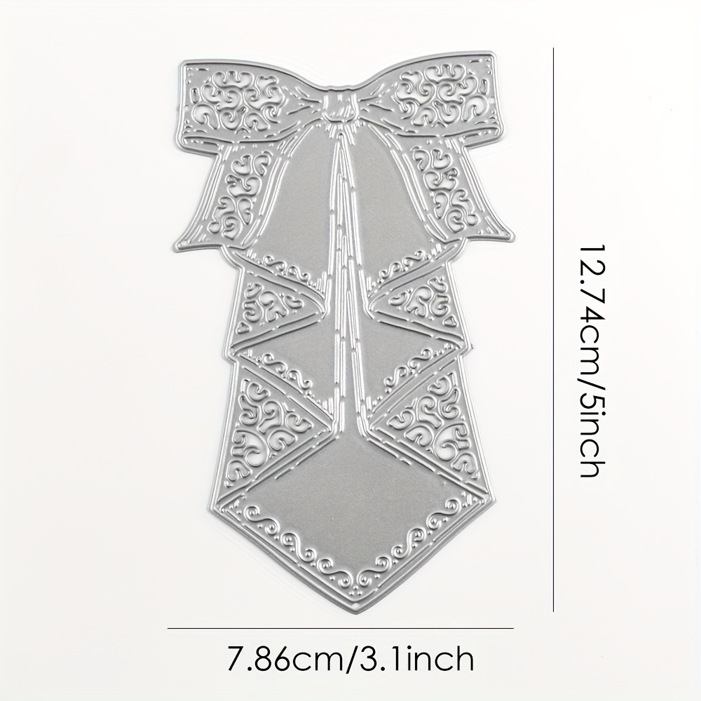 Image of Waterfall Bow Metal Cutting Dies For Scrapbooking Album Card Making Decoration Paper Craft Metal Die Cuts