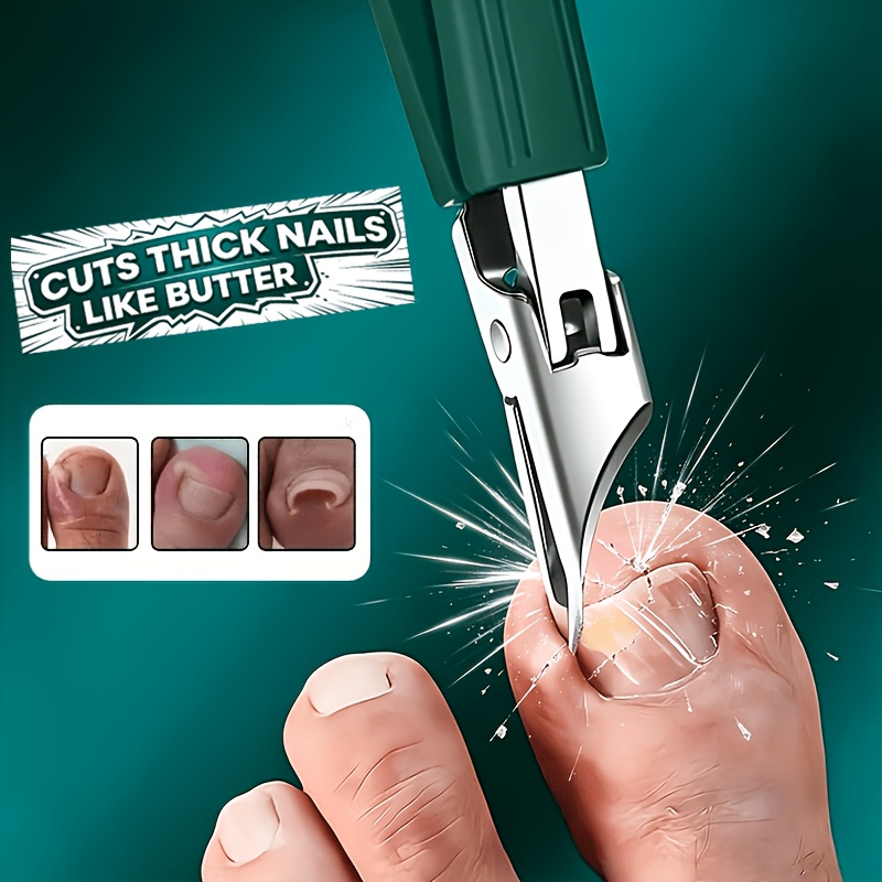 Heavy-Duty Stainless Steel Trimmer for Thick and Ingrown Nails