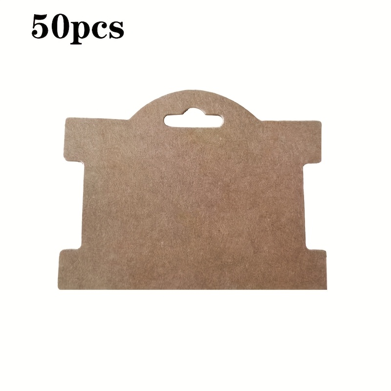 TEMU Jewelry Display Cards For Handmade Making, Necklace And Stud Earring Hanging Packaging Labels For Small Business Headbands, Bracelets And
