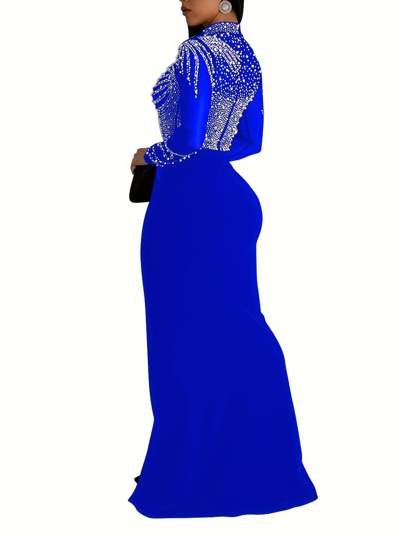 chinese dress ladies Elegant Lace Long Sleeves Open Back Mermaid Evening Dresses main image 1