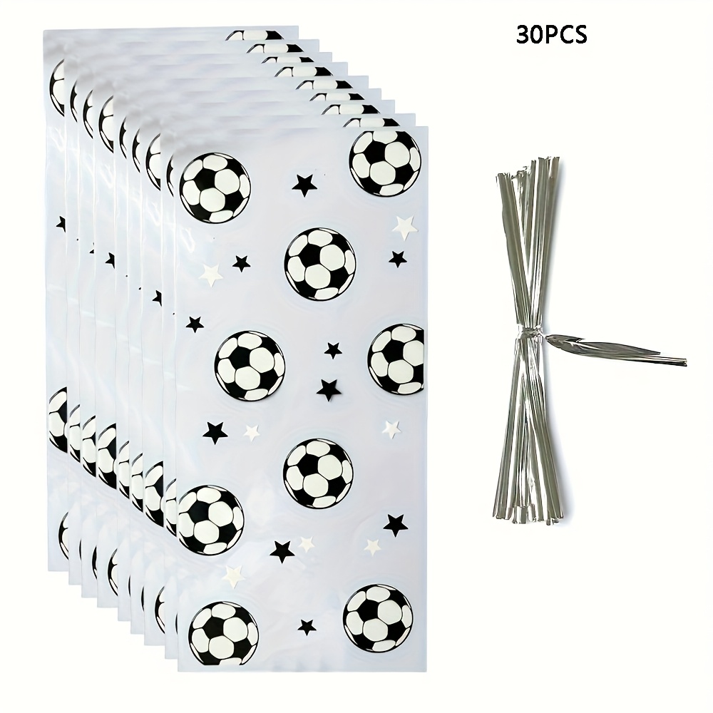 30pcs/football Party Gift Bags, Football Theme Birthday Decorations