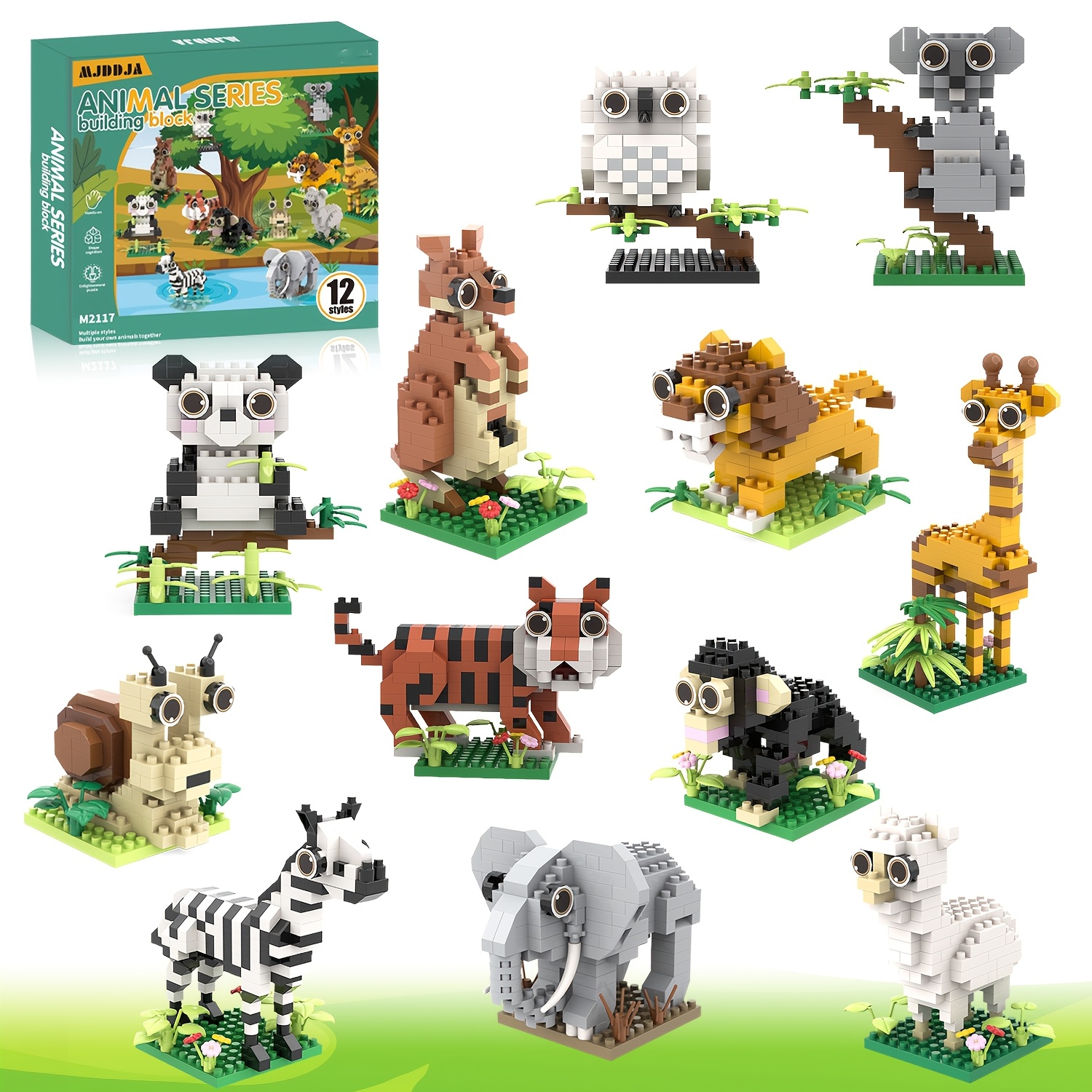 Mini Blocs De Construction Ours – Plus De 2000 Pièces – Kit Pixel Art – Décor Et Collection – Dès 16 Ans – Noir