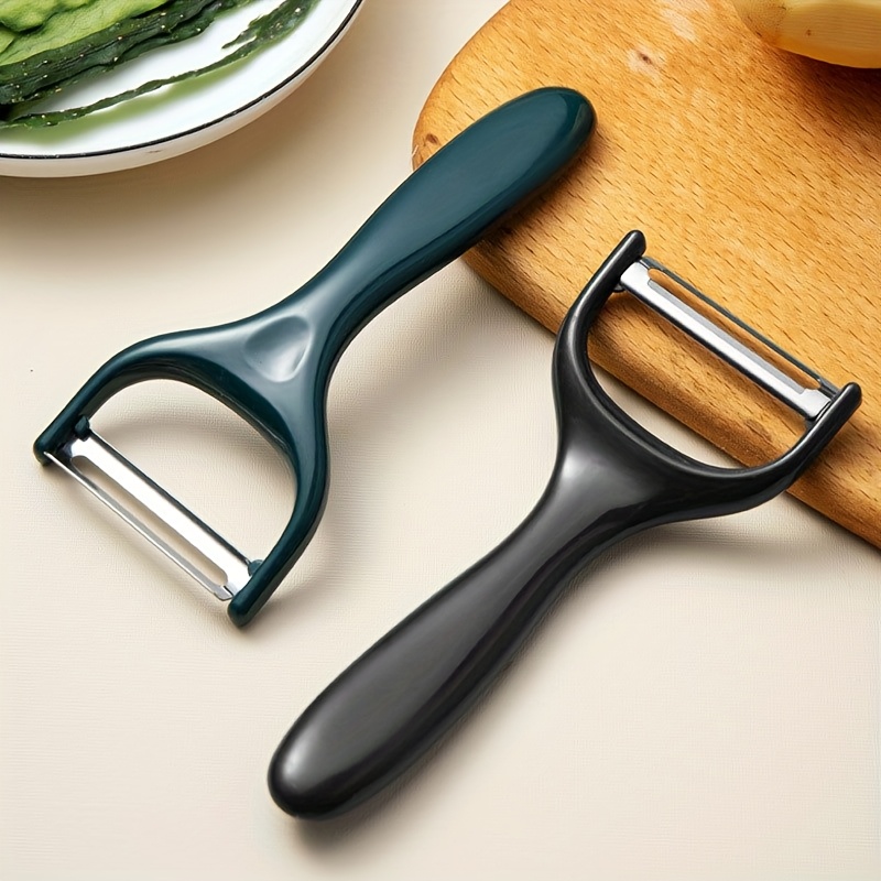 TEMU 1/2pcs Peeler, Fruit And Vegetable Peeling Machine, Creative Peeler, Stainless Steel Peeler, Potato Peeler, Melon, Pear, Gadget