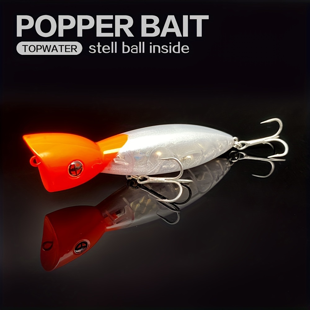 Topwater Mini Popper Wobbler Fishing Lure Artificial Bionic - Temu