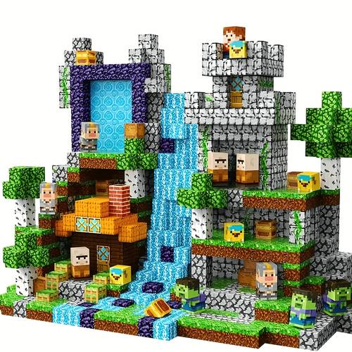100pcs 210pcsmagnetic building blocks set educational abs construction toys stem sensory game suitable for children ages 3 creative birthday halloween christmas gif