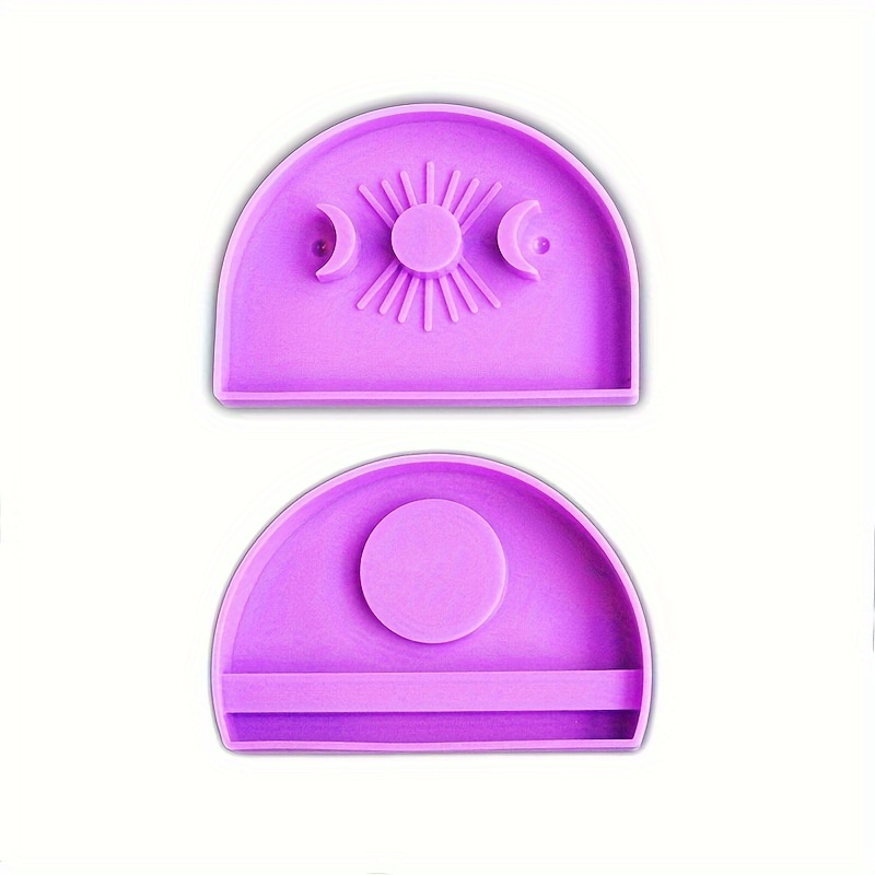 Diy Sun And Moon Candle Holder Silicone Mold - Home Decor, Ornament Casting