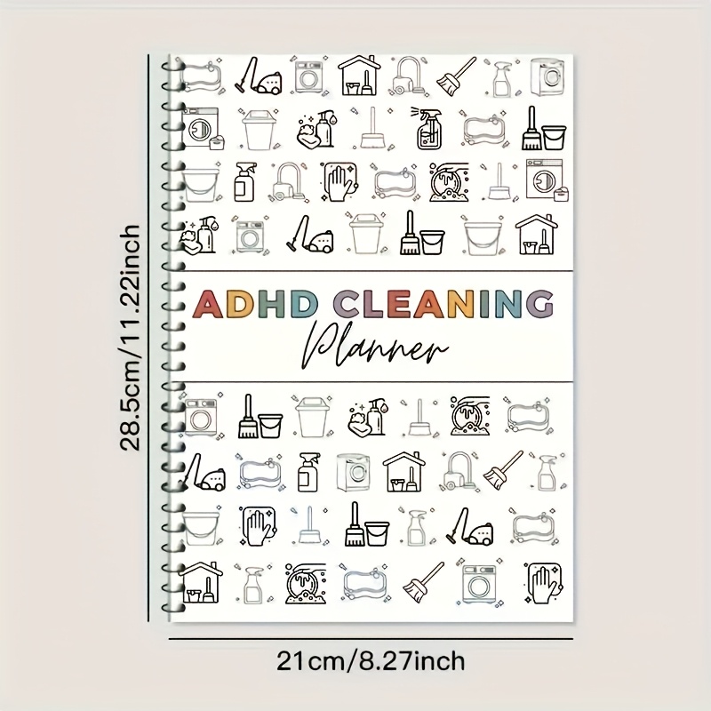 TEMU Smart Weekly Planner And Checklist System For Neurodivergent - Portable Organizer With Visual Task Maps, Motivational Tools, And , Cover,