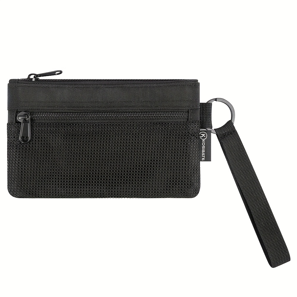 TEMU Kosibate Cell Phone Wallet Wristlet Bag, Edc Pouch Wallet, Passport Holder, Zipper Coin Purse, Large Capacity Travel Purse Credit Card Holder