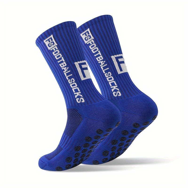 1/2 Pair Women's Sports Socks Fs New Suction Cup Soccer Socks, Fashionable Trendy Outdoor Non-slip Comfortable Breathable Women's Socks
