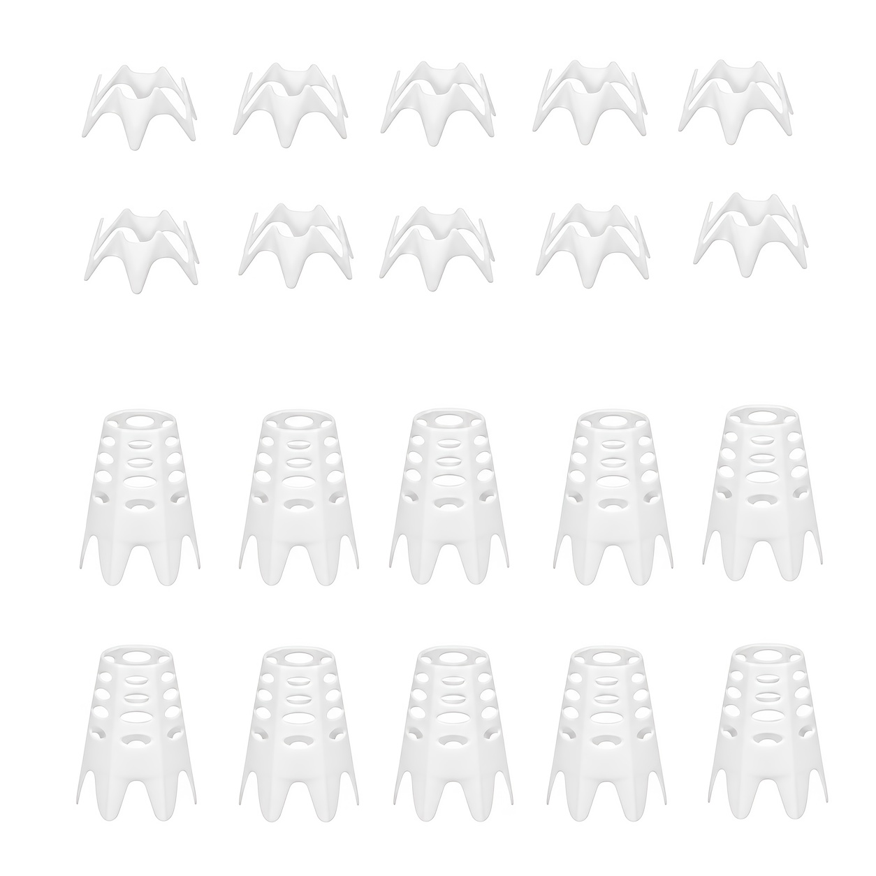 TEMU 20pcs Golf Tees Plastic Golf Simulator Tees Practice Training Golf Mat Tees For Sports-lover Athletes
