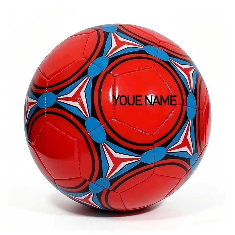 TEMU Custom Professional Size 5 Soccer Ball - Name/text/, Machine-stitched Suitable For Birthdays, Christmas Gifts, Events, Tournaments, Birthdays,