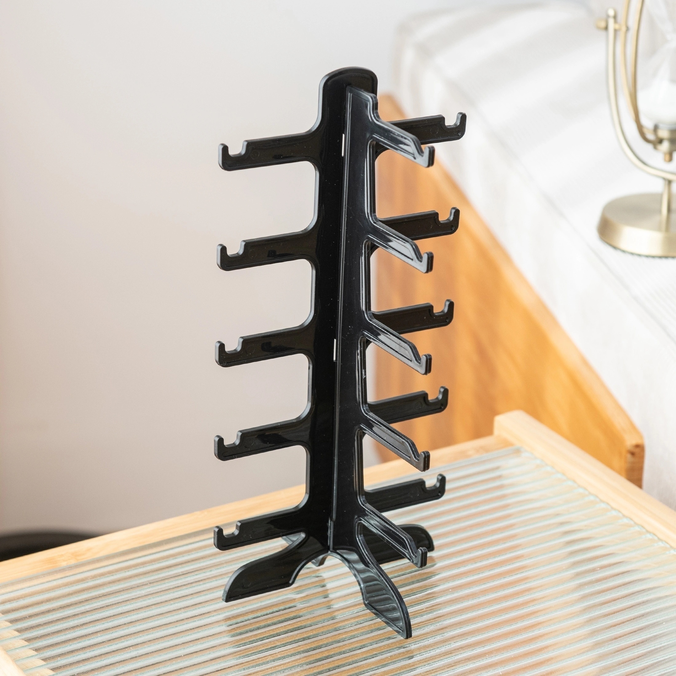 TEMU 1pc-5 Pairs Of Colored Transparent Plastic Eyewear Racks, Glasses Display Racks, Glasses Display Racks, Glasses Countertops, Counter Display