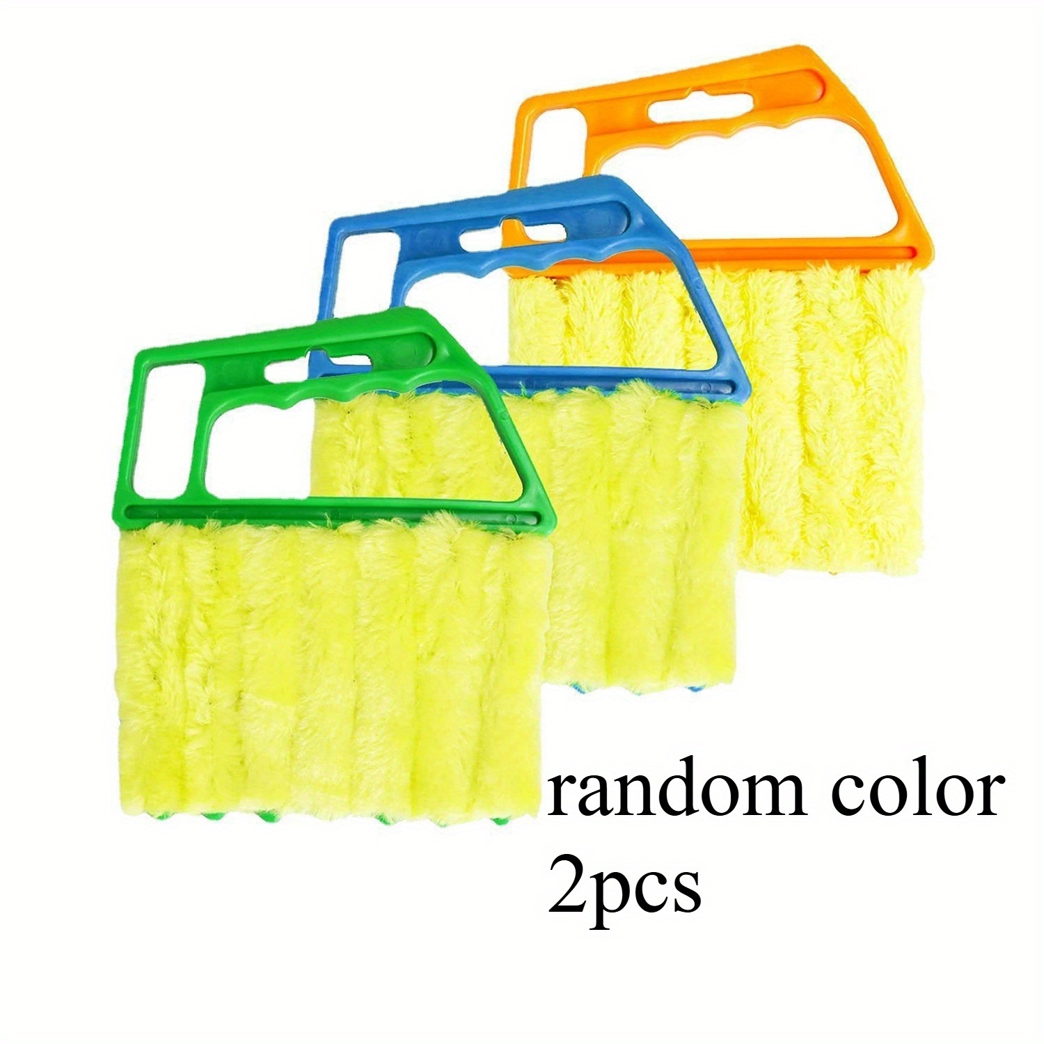 TEMU Set di due strumenti per la pulizia delle finestre riutilizzabili in colori assortiti - Semplici da utilizzare e lavabili in lavatrice - Ideali