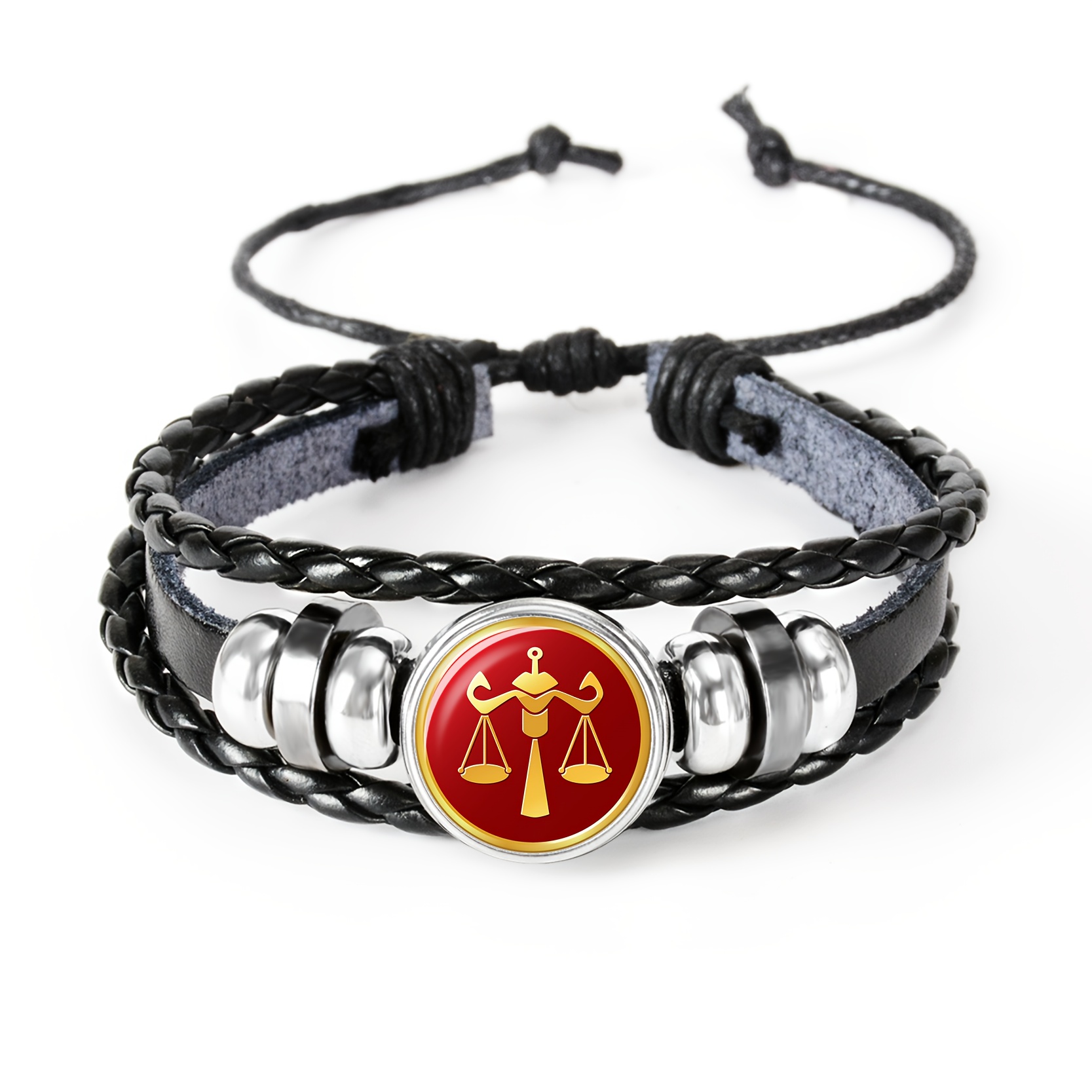 Men's Justice and Balance Scale Bracelet, Party Accessory