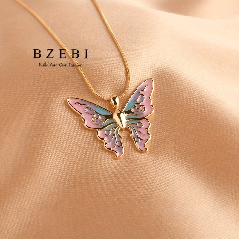 Ladies' Butterfly Pendant Necklace, Elegant Gift